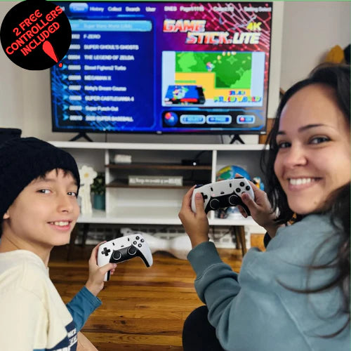RETROPRO™ CONSOLE (60,000+ LICENSED GAMES + 2 FREE CONTROLLERS)